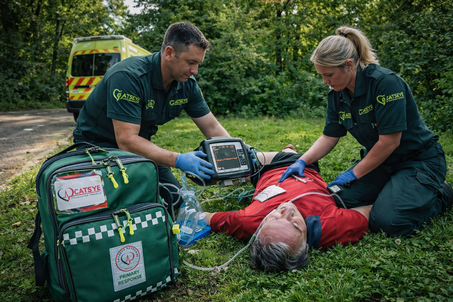 EMT on Scene